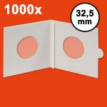 Hartberger Münzrähmchen 32,5mm selbstkl. 1000er Pack 8321325 Sonderposten Neu KE