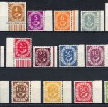 Bund MiNr. 123-138 Bogen- und Eckrand postfrisch Fotoattest Schlegel