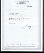 Bund MiNr. 123-138 Bogen- und Eckrand postfrisch Fotoattest Schlegel