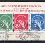 Berlin MiNr. Block 1 III Ersttagssonderstempel Fotoattest Eliades