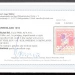 Grönland Paketmarken MiNr. 9 A gestempelt Fotobefund Möller