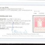 Grönland Paketmarken MiNr. 9 A gestempelt Fotobefund Möller
