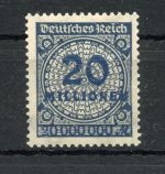 Deutsches Reich Infla MiNr. 319 W b postfrisch geprüft Hochstädter