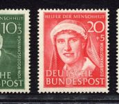 Bund MiNr. 143-146 postfrisch höchster Wert geprüft Schlegel