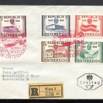 Österreich MiNr. 1012-1016 Ersttagsbriefe/ FDC Unabhängigkeit