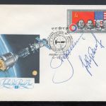 Sowjetunion Autogrammbrief Original Unterschriften A. Leonov + V. Kubasov