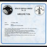 Bund Space-Medal Brief #21 Ariane V26