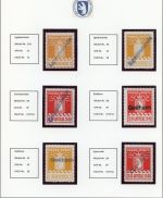 Grönland Lot mit 25 Paketmarken Gefälligkeits-Handstempel