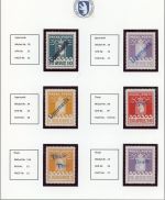 Grönland Lot mit 25 Paketmarken Gefälligkeits-Handstempel