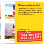 Bund Markenheftchen MiNr. MH 75 a Lb mit Aufkleber b klein 3mm postfrisch