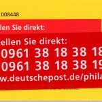 Bund Markenheftchen MiNr. MH 79 La Aufkleber a - groß postfrisch