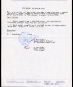 Sowjetunion gestempelt Autogrammbrief V. Djanibekov