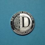 Deutschland Medaille "Die großen Deutschen" Albert Einstein Feinsilber PP
