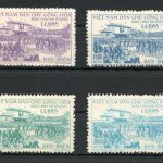 Vietnam MiNr. 35-38 ohne Gummi ital. Attest Gino Biondi