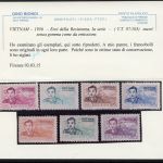Vietnam Dienstmarken MiNr. 10-16 ohne Gummi ital. Attest Gino Biondi