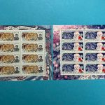 Russland Kleinbogen-Set 1994: MiNr. 587, 396, 405, 408 postfrisch