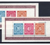 Gemeinschaftsausgaben MiNr. Block 12 A+B postfrisch geprüft Schlegel