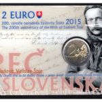 Slowakei 2015 2 Euro Coincard Ludovit Stur ST