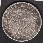 Bayen 1893 5 Mark König Otto