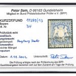 Altdeutschland Bayern MiNr. 34 gestempelt Kurzbefund Sem