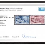 Saarland MiNr. 297-298 postfrisch Kurzbefund Geigle