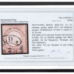 Deutsches Reich MiNr. 21 b gestempelt Fotobefund Krug
