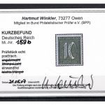 Deutsches Reich MiNr. 159 b postfrisch Kurzbefund Winkler
