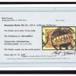 Deutsches Reich MiNr. 222 d gestempelt Fotobefund Tworek