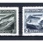 Liechtenstein MiNr. 114-115 postfrisch Zeppelin