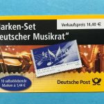 Bund Markenheftchen MiNr. MH 54 b II Raster 45 Perforation eng postfrisch