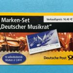 Bund Markenheftchen MiNr. MH 54 b I Raster 45 weite Perforation postfrisch
