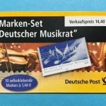Bund Markenheftchen MiNr. MH 54 a Musikrat 2004 postfrisch