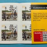 Bund Markenheftchen MiNr. MH 53 I - ohne Perforation postfrisch