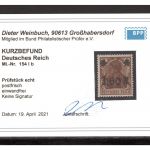 Deutsches Reich MiNr. 154 I b postfrisch