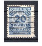 Deutsches Reich Infla MiNr. 319 B gestempelt