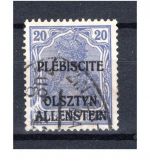 Allenstein MiNr. 5 a gestempelt Fotoattest Gruber