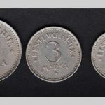 Estland 1922 1, 3 + 5 Marka