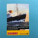 Bund Markenheftchen MiNr. MH 56 I Bremen - Verschnitt oben postfrisch