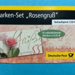 Bund Markenheftchen MiNr. MH 51 c I Rosengruß: Verschnitt unten postfrisch