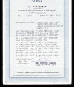 Deutsches Reich Gebührenzettel MiNr. D 1 gebraucht Fotoattest Zenker