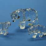 Österreich Swarovski Bären Familie Top-Zustand (