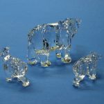 Österreich Swarovski Bären Familie Top-Zustand (