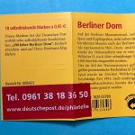 Bund Markenheftchen MiNr. MH 57 Berliner Dom L nur zweizeilig! postfrisch