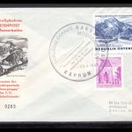 Österreich Großglockner Raketenpost 23.6.1962.
