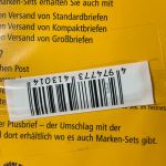 Bund Markenheftchen MiNr. MH 58 bI Ba Chip: Groß kopfstehend! postfrisch