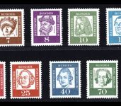 Berlin Rollenmarken MiNr. 199-210 R postfrisch