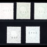 Berlin Rollenmarken MiNr. 182-186 R postfrisch
