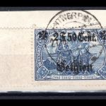Dt. Bes. WK I LP Belgien MiNr. 24 I B Briefstück geprüft Hochstädter