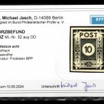 SBZ Ost-Sachsen MiNr. 52 a uy DD postfrisch Kurzbefund Jasch