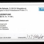 SBZ Provinz Sachsen MiNr. 71 X A gestempelt Kurzbefund Schulz